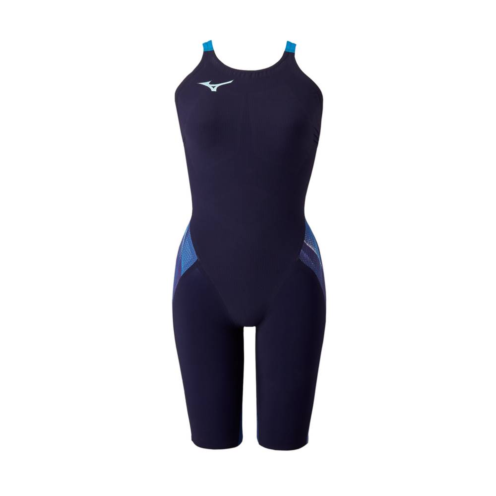 Womens Mizuno GX-Sonic V Multi Racer (MR) Technical Swimsuit Blue Philippines (EXGQKJ586)